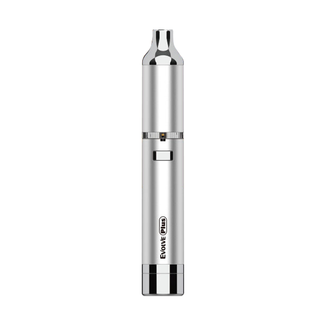 Yocan Evolve Plus 2020 Vaporizer in Silver - Front View with Sleek Design