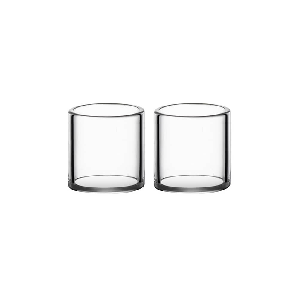VLAB Halo Quartz Insert 2-Pack for Cold Start Dabbing, Front View on White Background