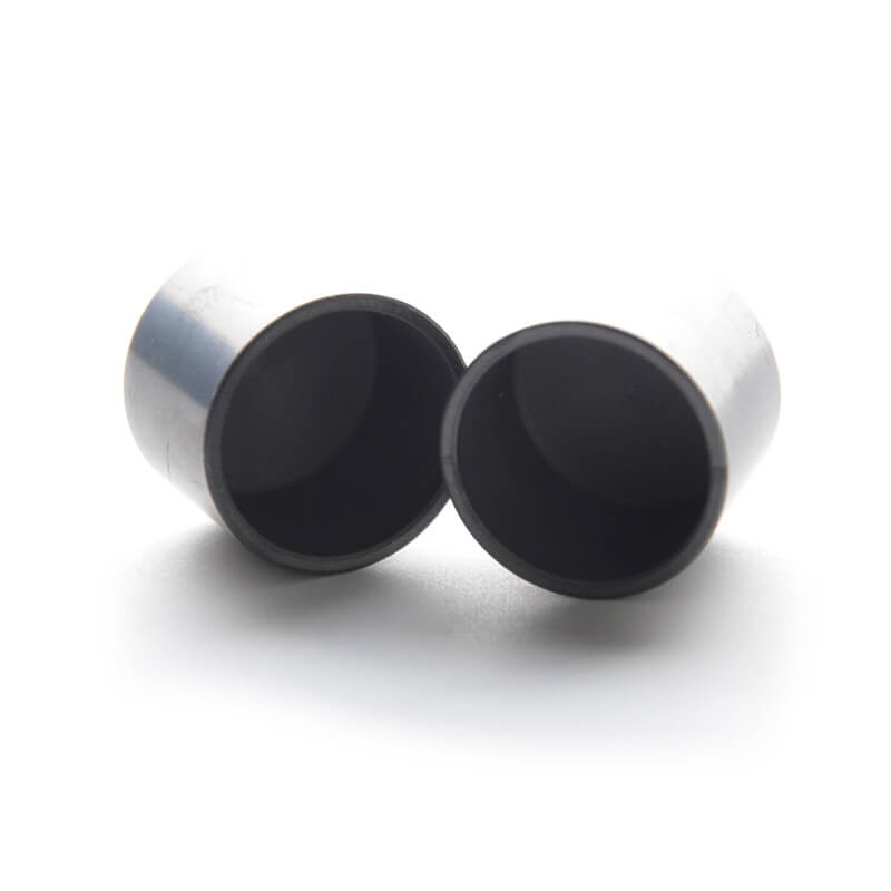 VLAB SiC Dab Rig Insert pair, high durability silicon carbide, easy to clean, front view on white background