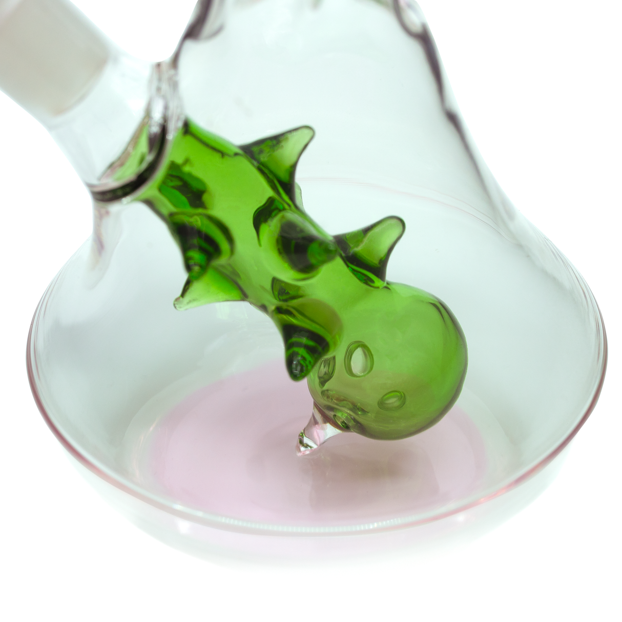 Hemper Flower Vase Bong close-up showing the 14mm glass on glass joint and deep bowl