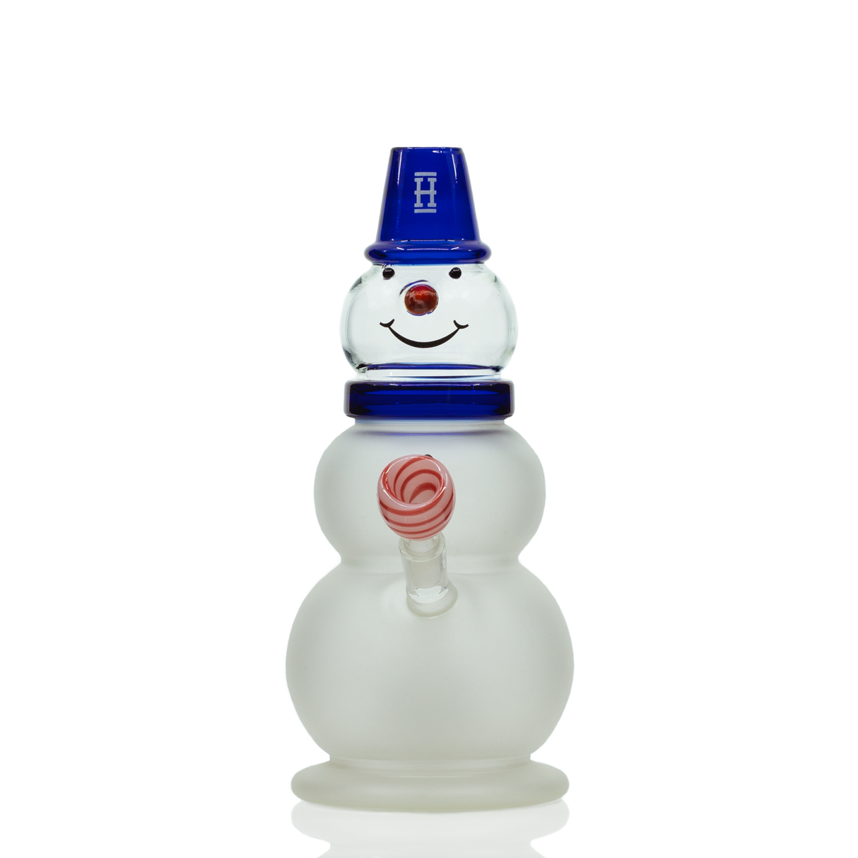 Hemper Snowman XL Bong with 45 Degree Joint and Deep Bowl - Front View