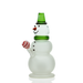 Hemper Snowman XL Bong in Green with 45 Degree Joint and Deep Bowl - Front View