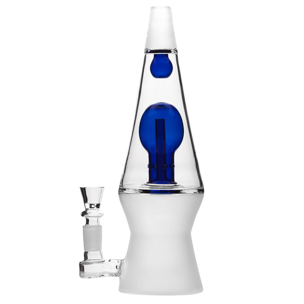 Hemper That 70's Water Pipe, Groovy Lava Lamp Design, Durable Borosilicate Glass, Front View