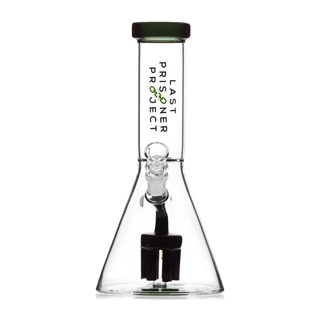 Hemper x LPP Limited Edition 10" Beaker Bong with 4.5" Diameter, Front View on White Background
