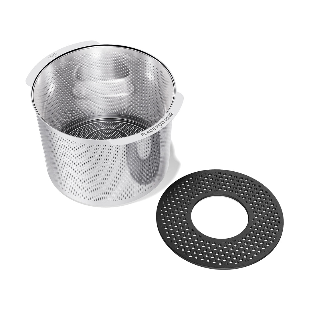 LEVO Oil Infusion Potency & Power Pod Accessories Kit, stainless steel mesh & silicone parts