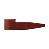 Exotic Wooden Hand Pipe 4" by Bearded Distribution with Secure Lid & Brass Screen, Side View
