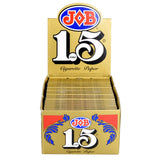 JOB 1.5 Size Rolling Papers 24 Pack Display Box Front View - Quality French Paper