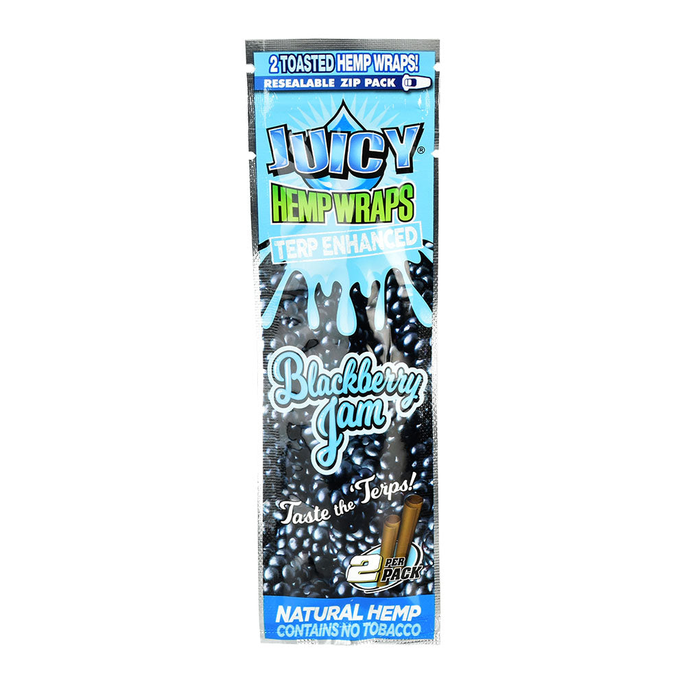 Juicy Terp Enhanced Hemp Wraps | Blackberry Jam Single
