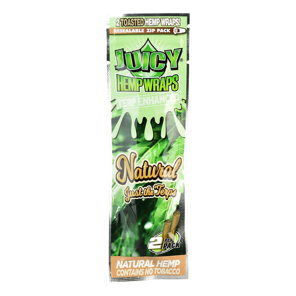 Juicy Terp Enhanced Hemp Wraps | Natural Single