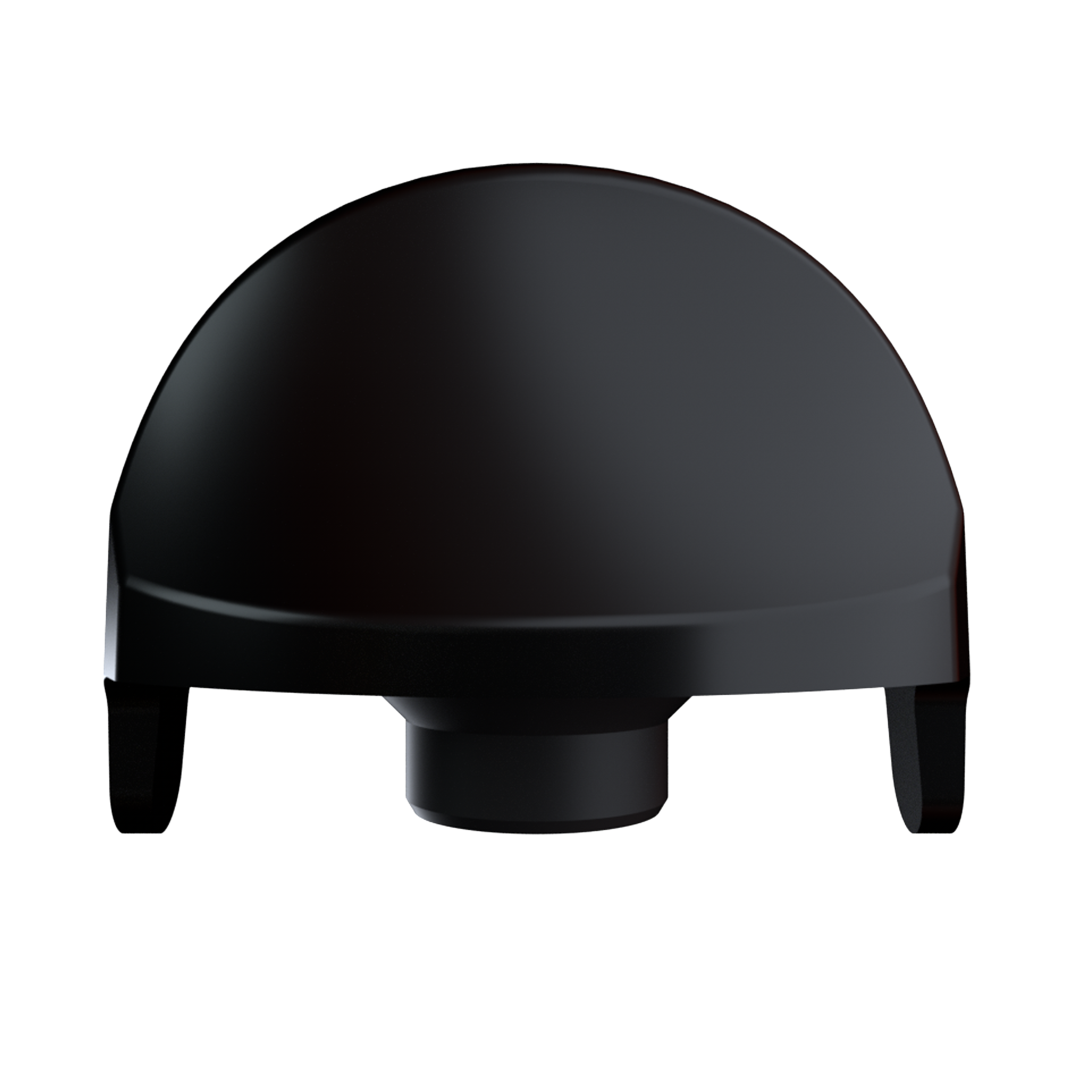 Grenco Science Gpen Dash Mouthpiece - Sleek Black Design, Front View