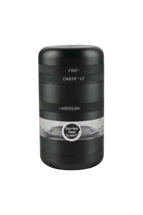 Kannastor GR8TR V2 Jar Body Grinder, 2.2" Steel, with Fine and Medium Screens