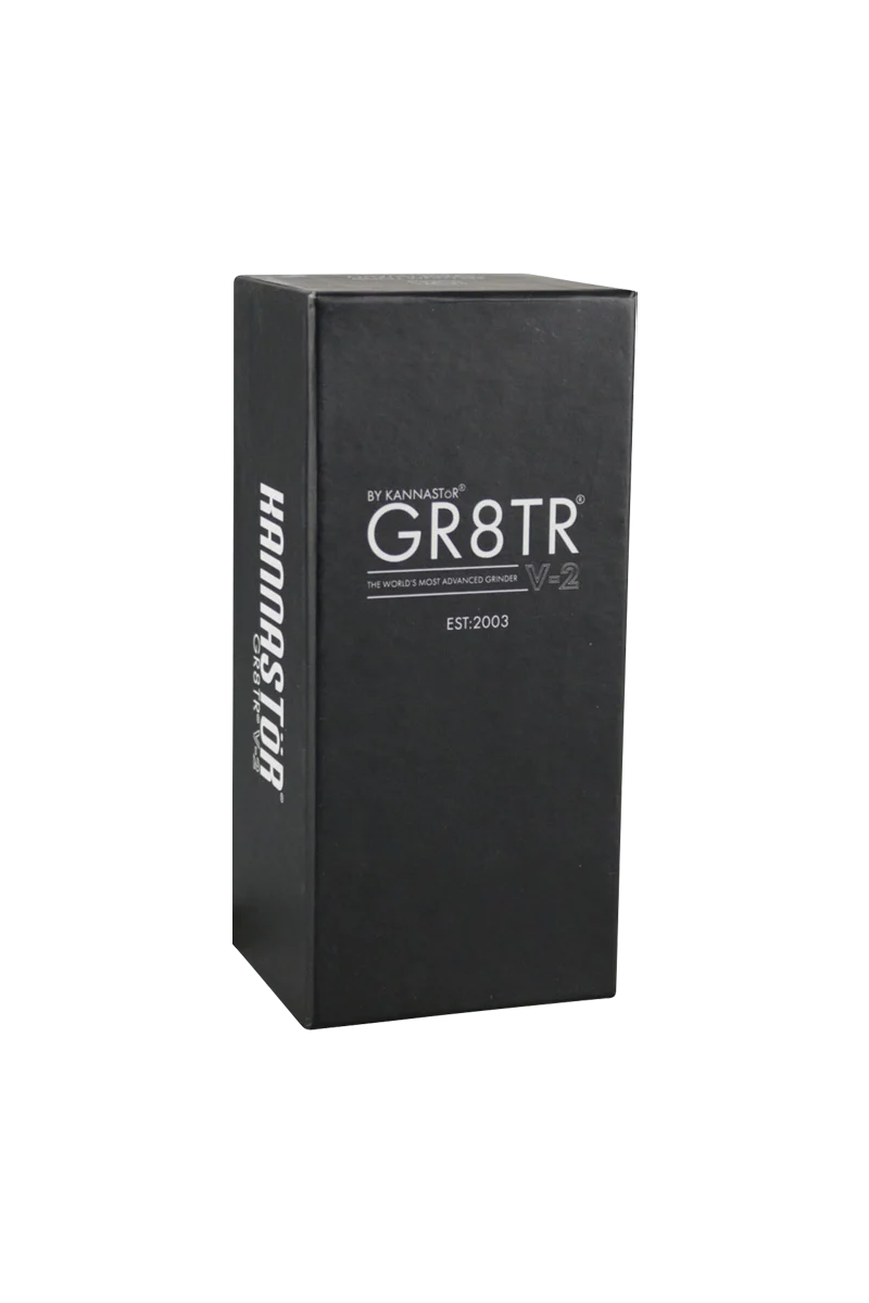 Kannastor GR8TR V2 2.2" Steel Grinder with Jar Body for Dry Herbs - Front View