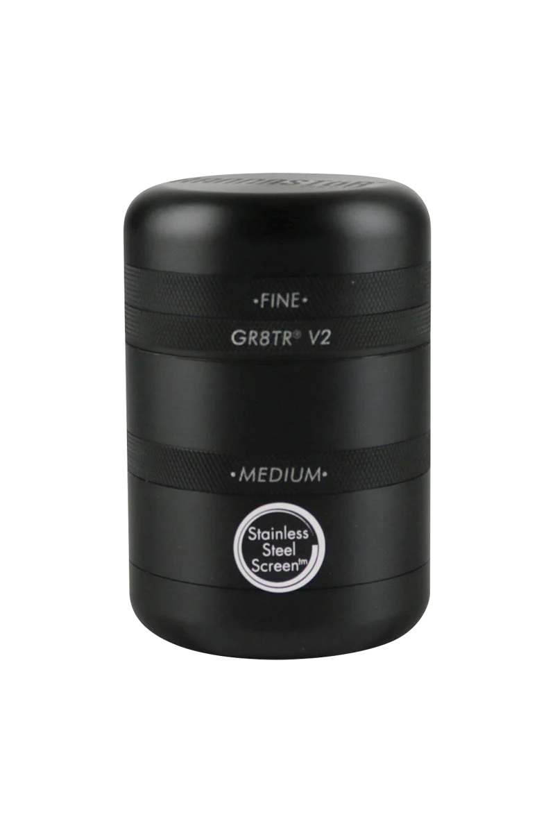 Kannastor GR8TR V2 Solid Body 2.2" Grinder front view on white background