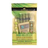 King Palm King Size Pre-Roll Wraps 15 Pack, tobacco-free with humidity pack, front view