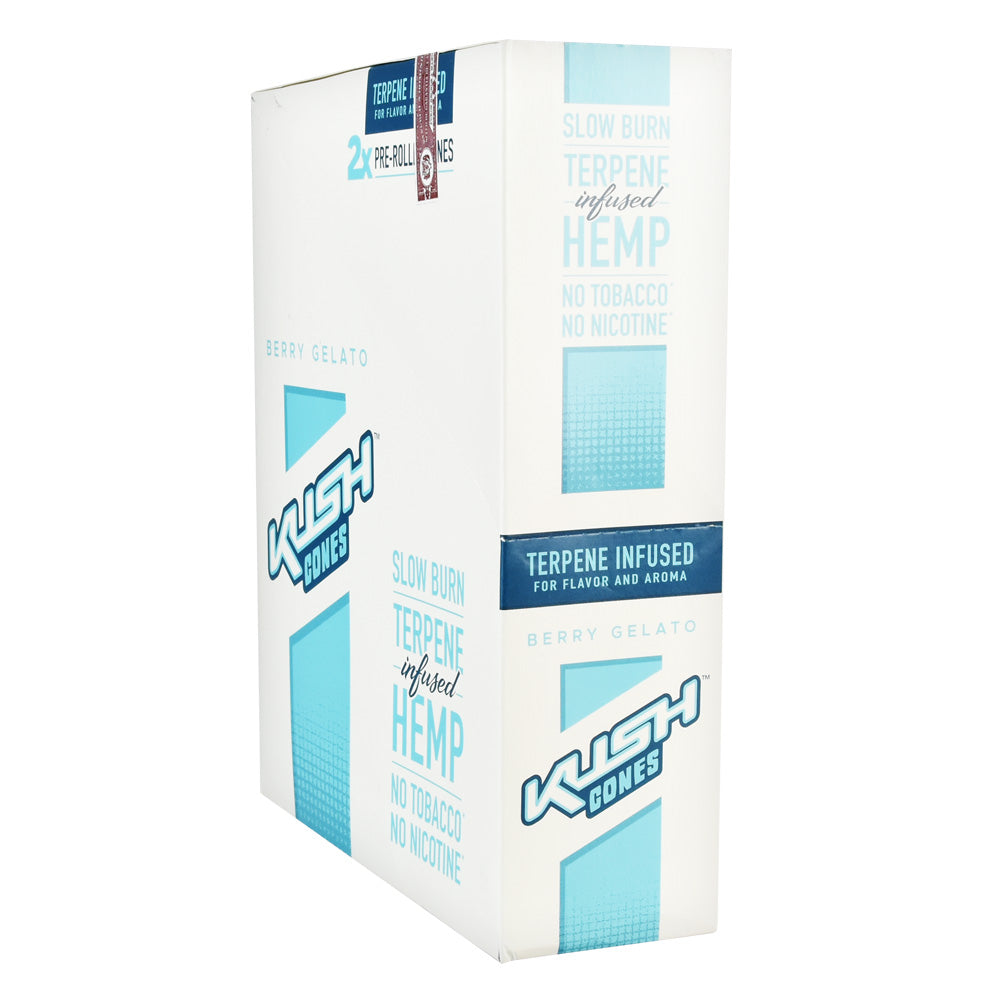 Kush Cones Terpene Infused Hemp Cones 12 Pack - Berry Gelato Flavor Front View