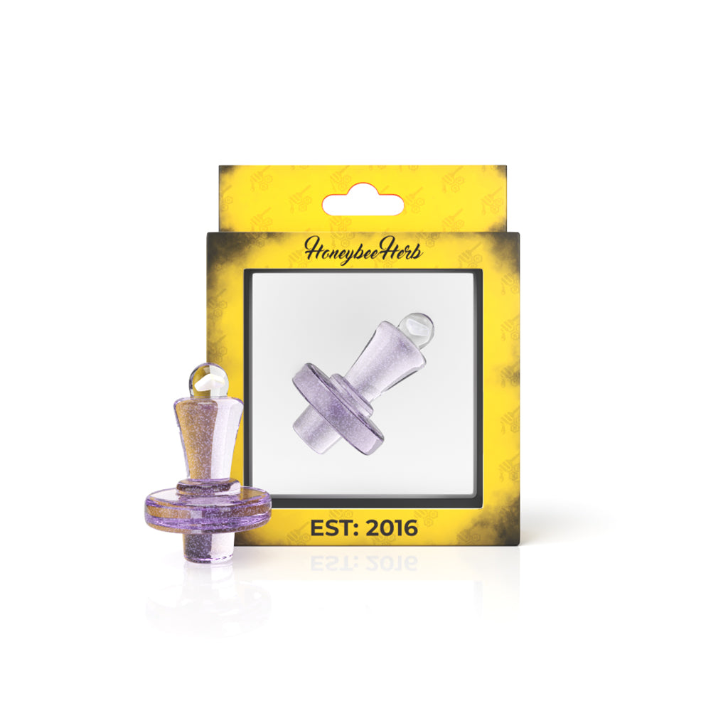 Honeybee Herb Opal Starlight Control Tower Cap in Lollipop variant, front view on packaging