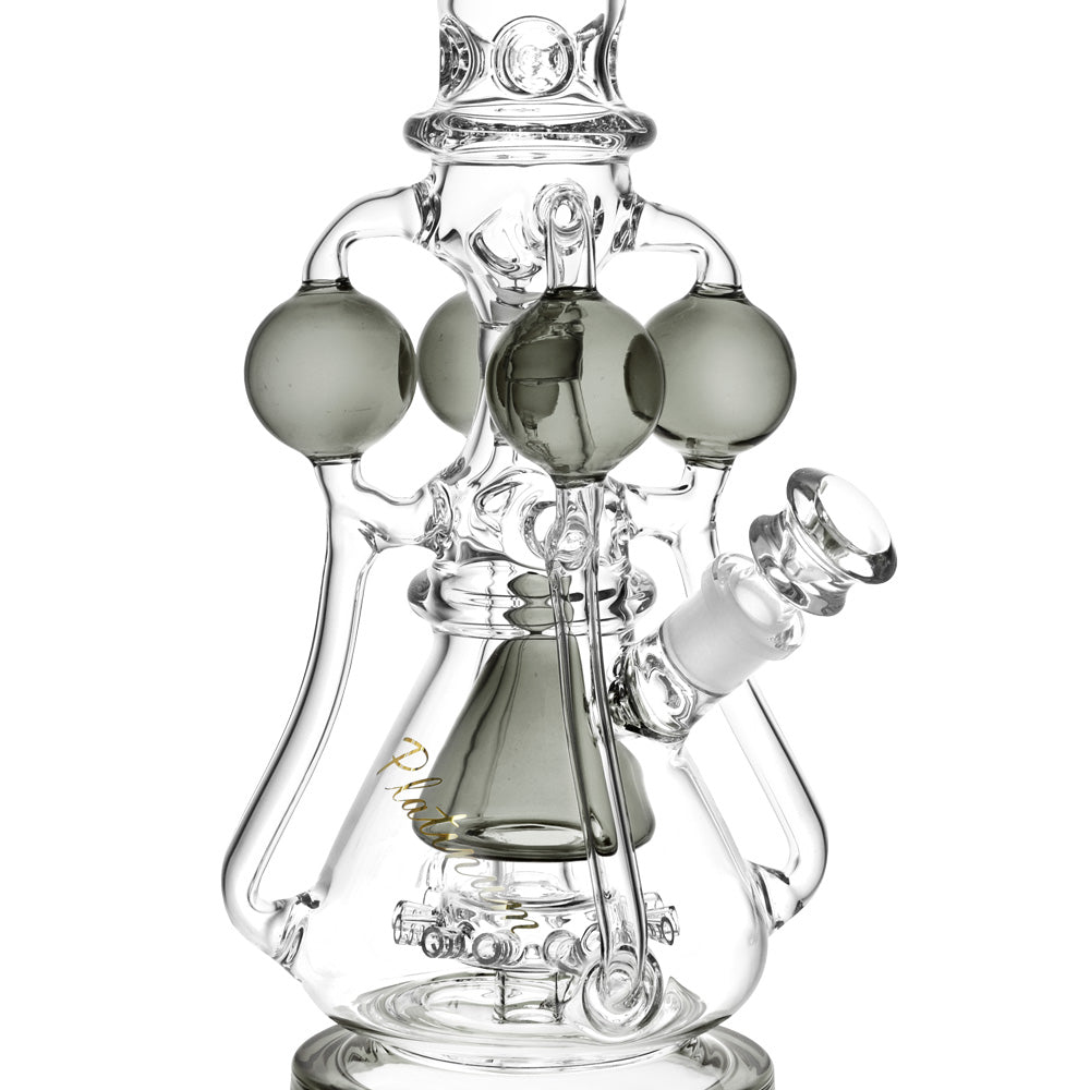 Lookah Glass Mad Laboratory Recycler Bong with 45 Degree Joint and Heavy Wall Design