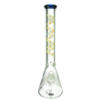 MAV Glass 18" Rainbow Slab Beaker Bong with Heavy Wall Glass and 9mm Thickness