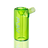 MAV Glass 2.5" Mini Hammer Bubbler in vibrant green, front view on a seamless white background