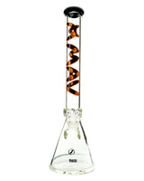 MAV Glass - 18" 9mm Special Decal Beaker Bong with Heavy Wall Glass and Halloween Theme