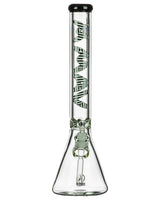 MAV Glass - 18" Special Decal Beaker Bong with Heavy Wall and 9mm Thickness - Front View