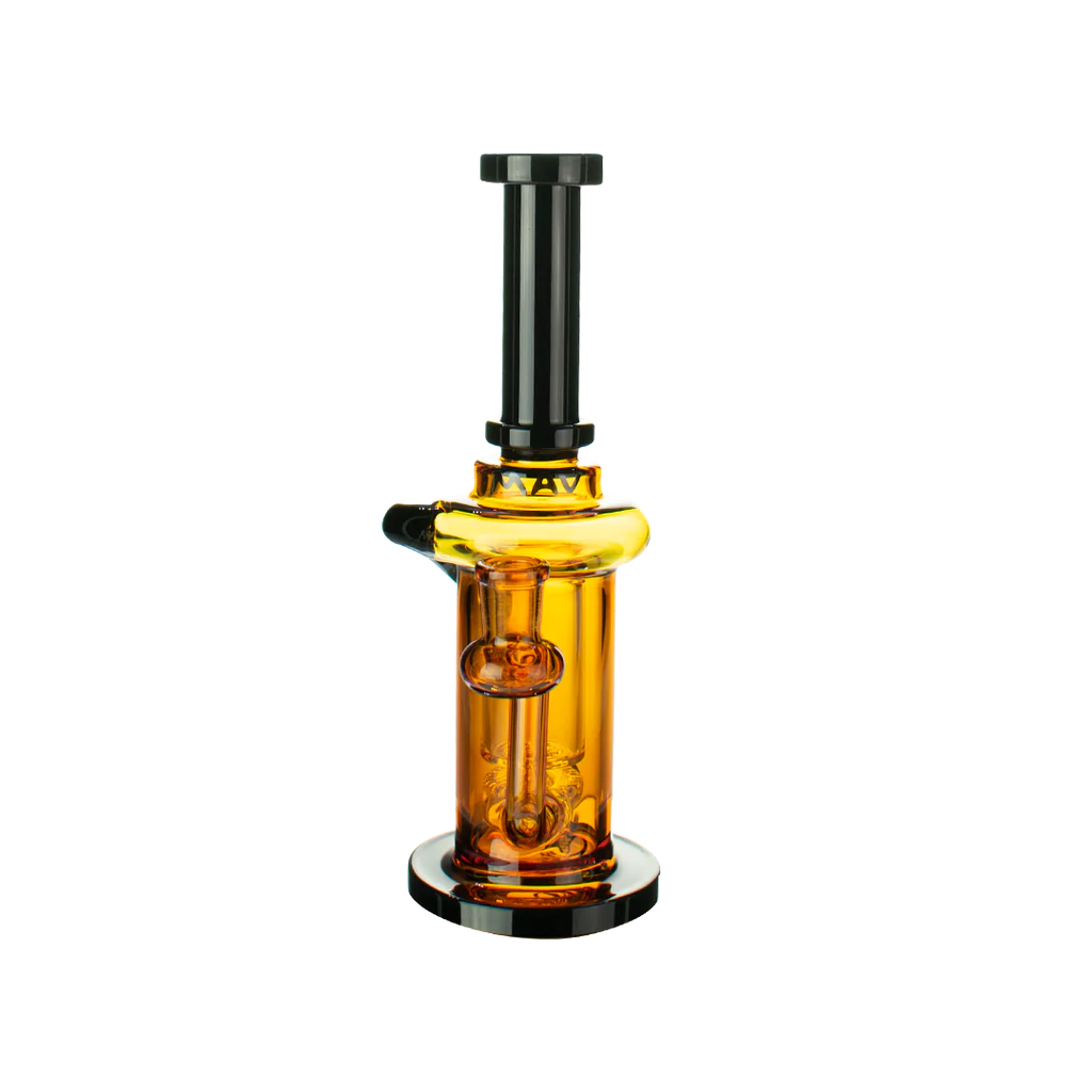 MAV Glass - Abalone Cove Incycler Dab Rig, 9" height, USA made with beaker design