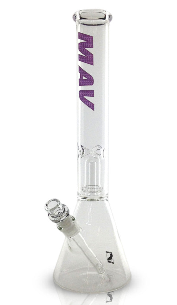 Maverick Glass - Beaker Tube with Showerhead Perc 18''