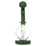 MAV Glass - 7" Maverick Bulb Rig with Glass on Glass Joint, Front View on White Background