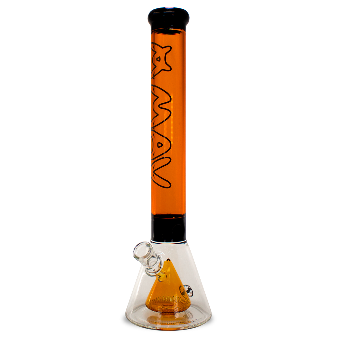 Maverick Glass Pyramid Beaker Gold