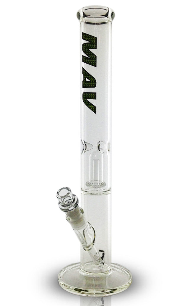 Maverick Glass - Straight Tube with Showerhead Perc 18''