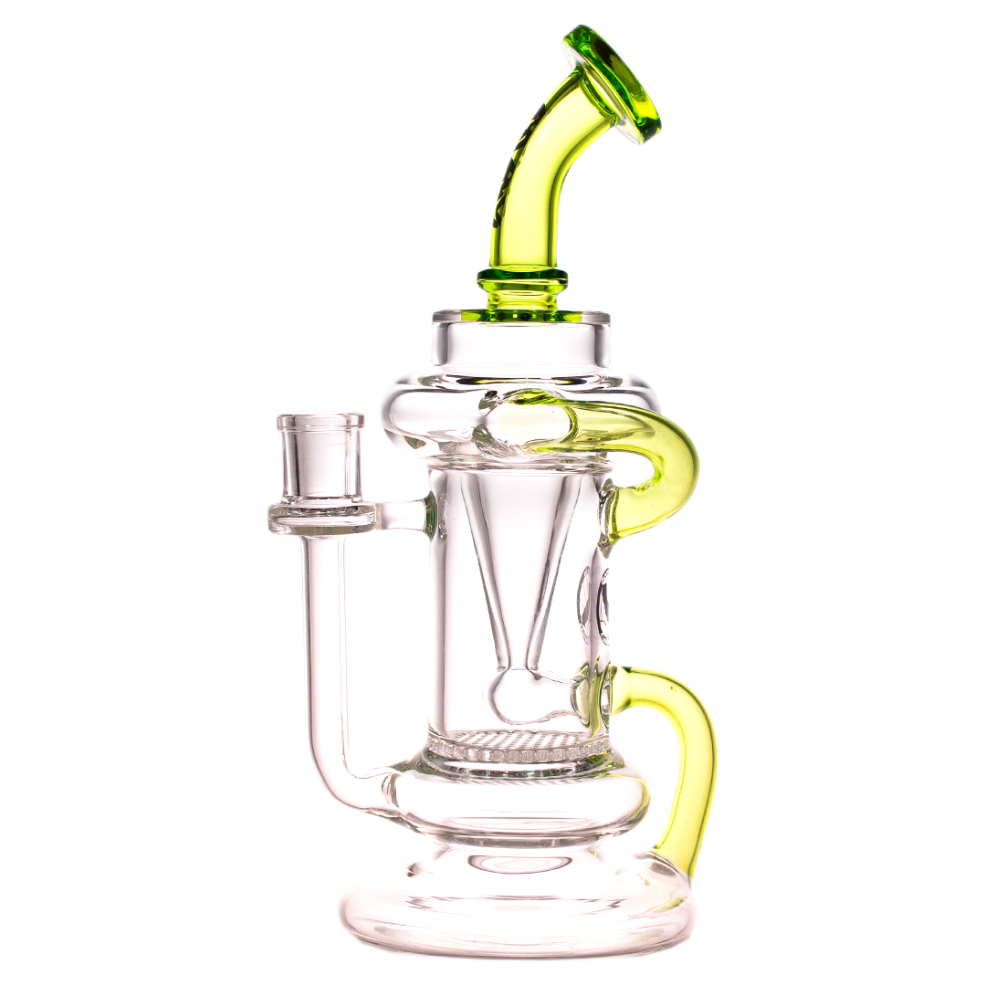 MAV Glass - The Big Bear Recycler Dab Rig with Honeycomb Percolator and Vortex Function