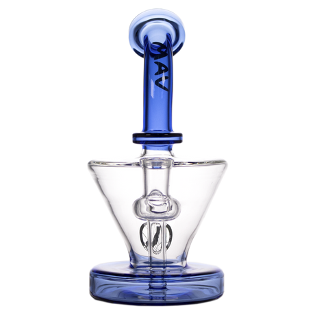 MAV Glass - The Cone Rig with Hole Diffuser, 8" Tall, 14mm Joint - Front View