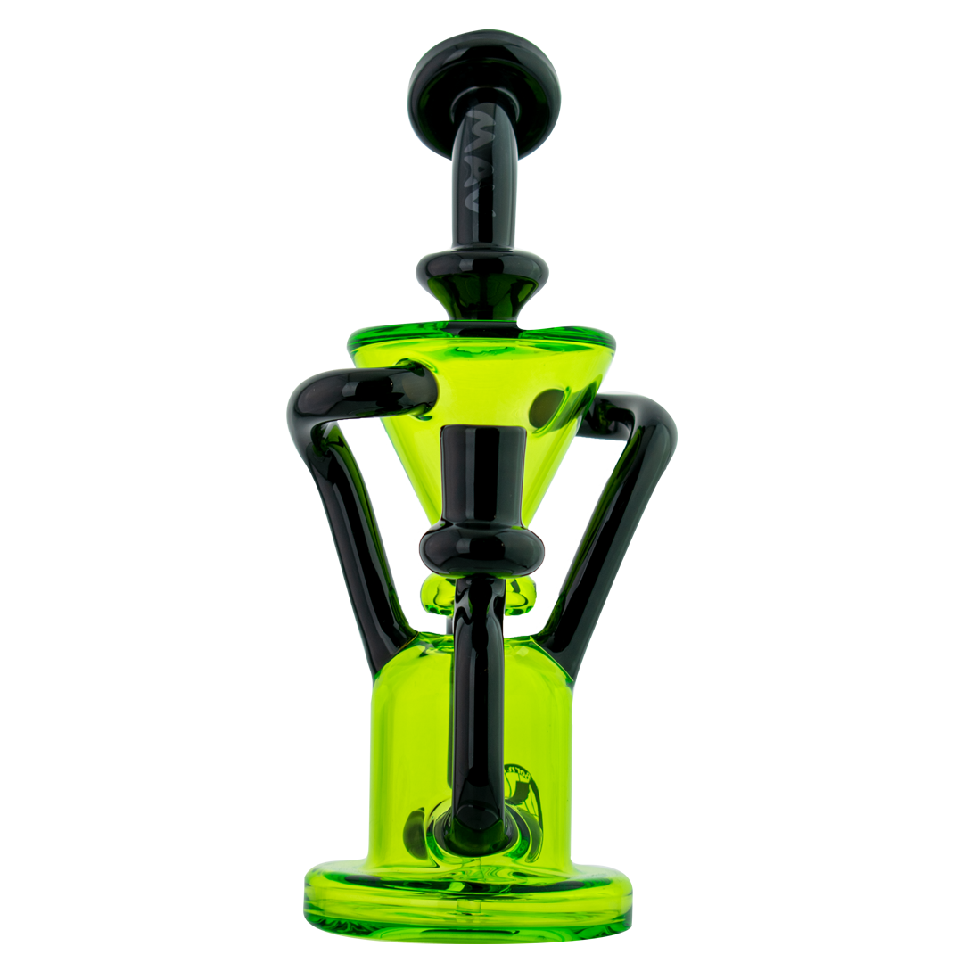MAV Glass - The Humboldt Recycler Dab Rig with Vortex Percolator, 9" Beaker Base, 14mm Joint