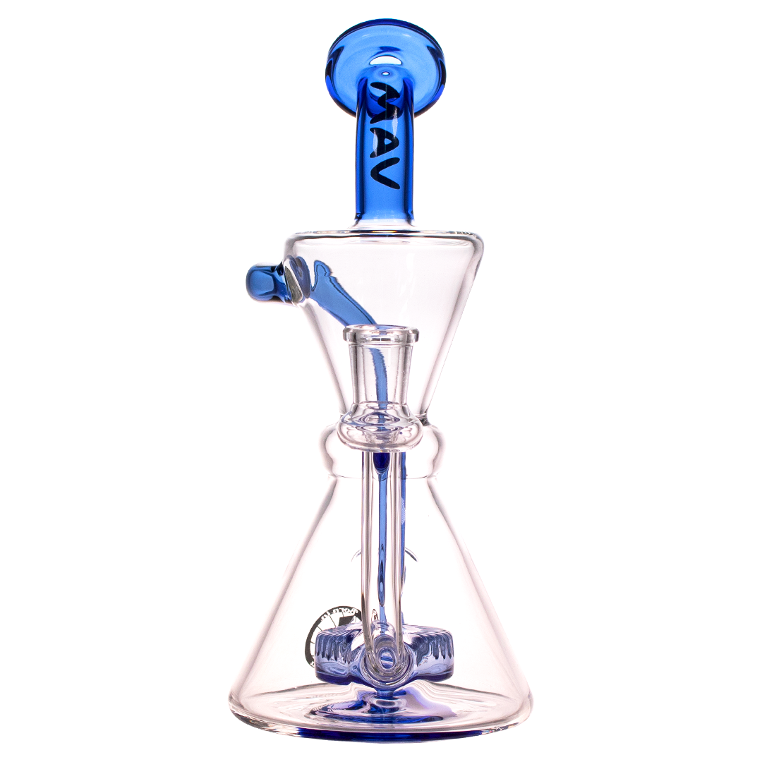 MAV Glass - The Yosemite Recycler Bong with Vortex Percolator - Front View