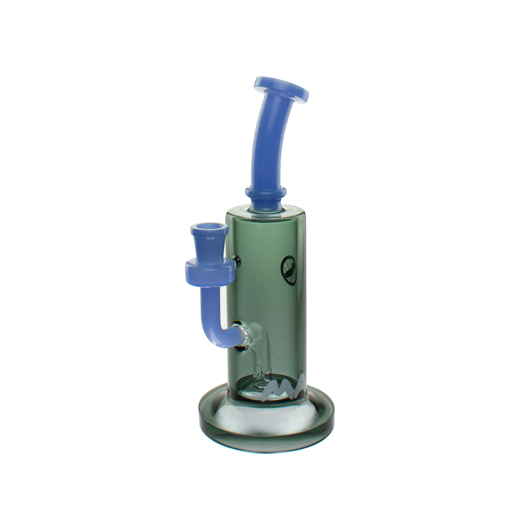MAV Glass Mini San Diego Bong in Lavender, Beaker Design with 14mm Joint, Front View