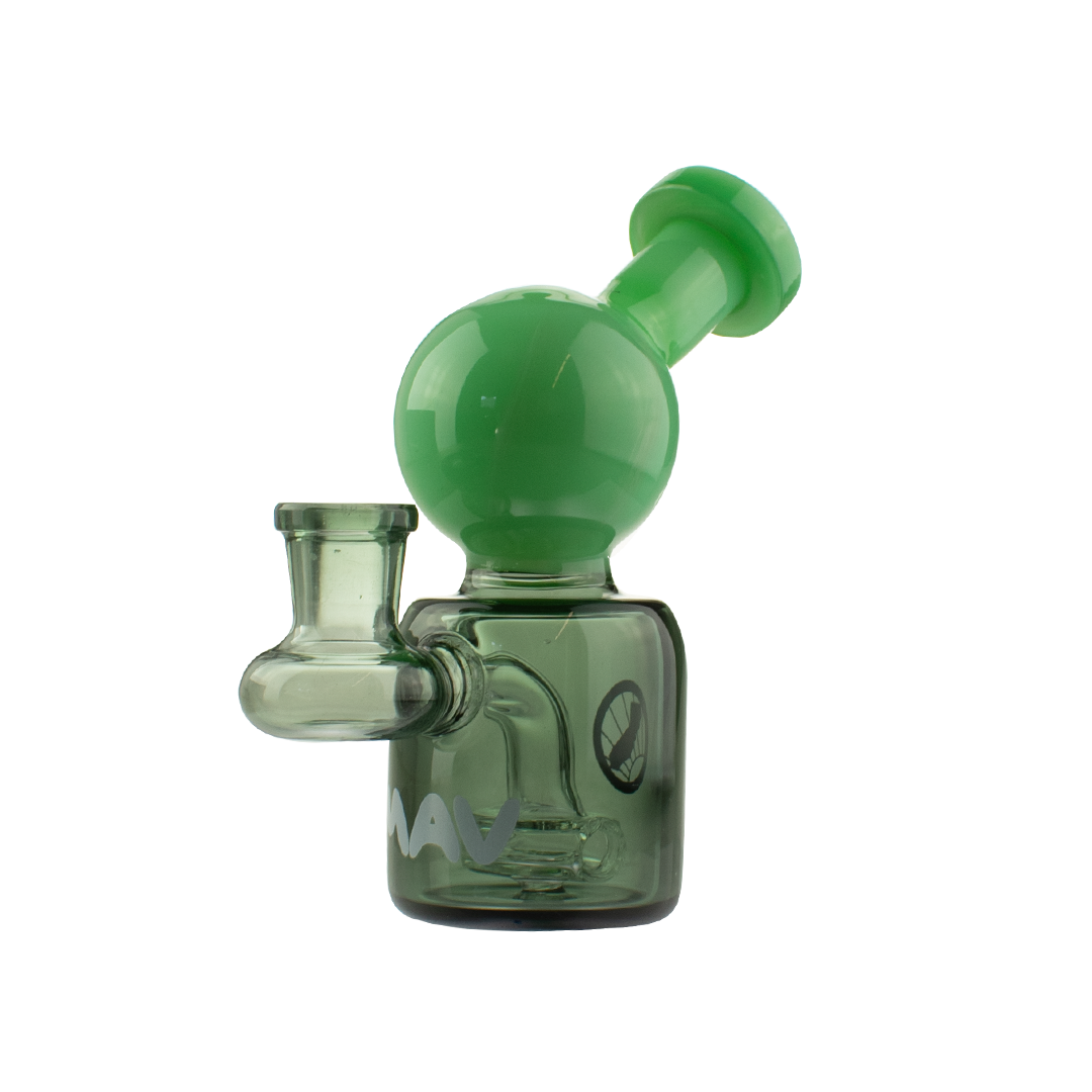MAV Glass Mini Squig Rig in Sea Foam - Compact 4" Dab Rig with 14mm Joint