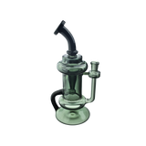 MAV Glass The Big Bear Recycler Dab Rig with Honeycomb Percolator, 9.5" Height, Front View