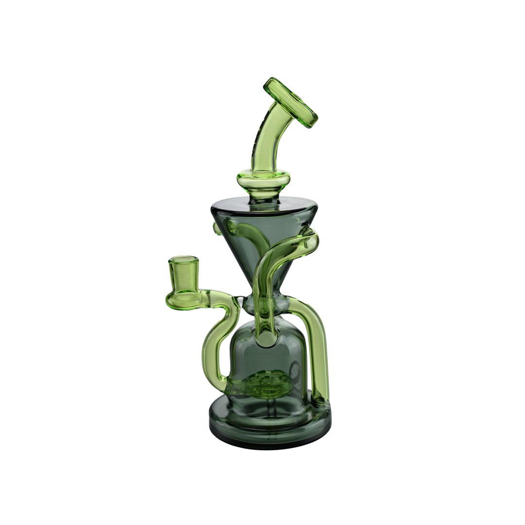 MAV Glass The Humboldt - 9" Beaker Recycler Dab Rig with Glass on Glass Joint