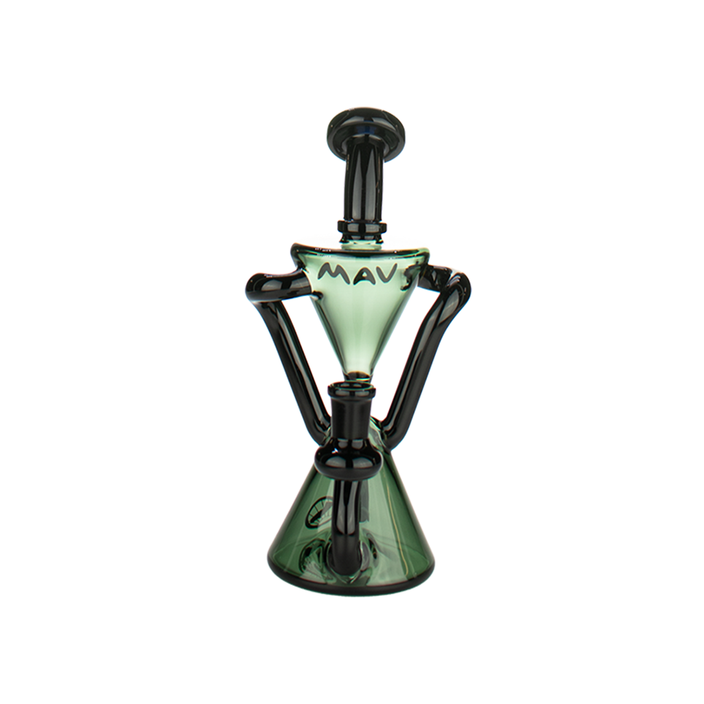 MAV Glass The Zuma Recycler Dab Rig with Vortex Percolator - Front View