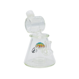 MAV Glass Wig Wag Reversal UFO Barrel Top Pyramid Dab Rig with Glass on Glass Joint