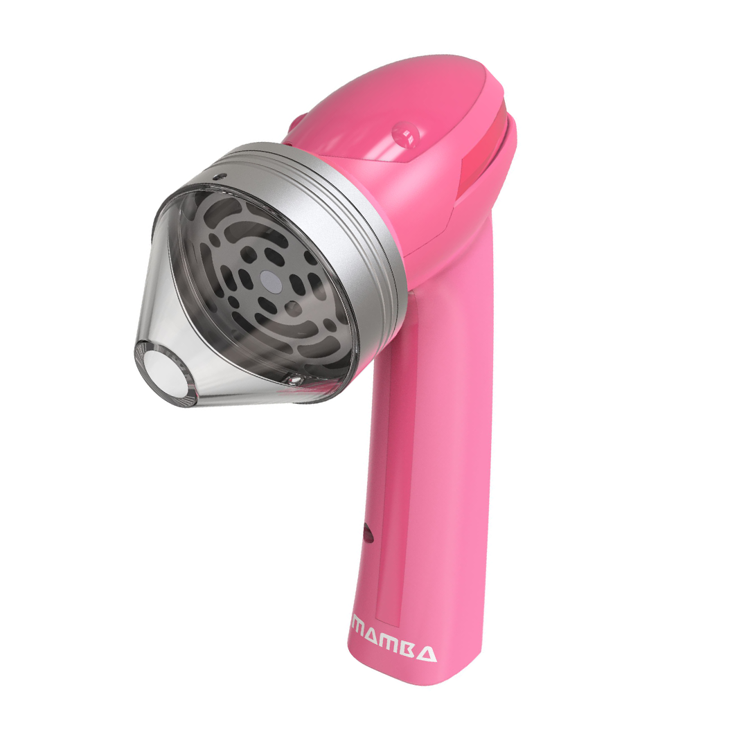 Mamba Grinders V2-55 Electric Herb Grinder in Pink with Type-C Charging, 2g Capacity - Side View