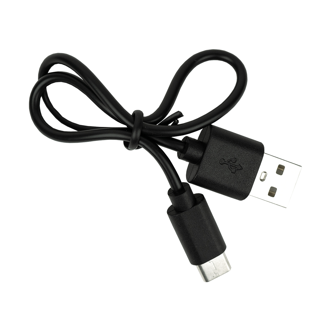 Randy's Grip Vaporizer USB Charger Cable on Seamless White Background