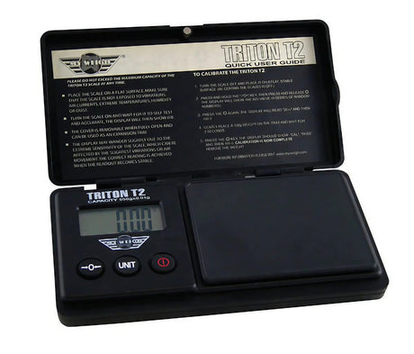 MyWeigh Triton T2 200g x 0.01g Precision Pocket Scale Open Front View