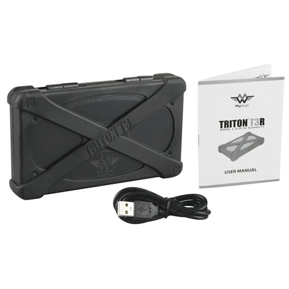 MyWeigh Triton T3R Digital Scale with USB Cable and User Manual