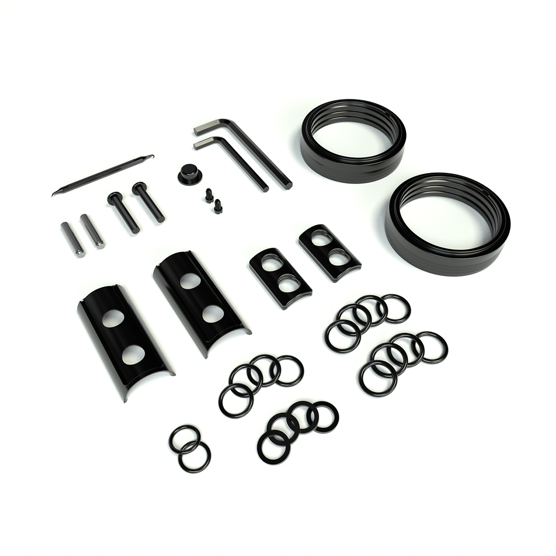 Stündenglass Maintenance Kit with various cleaning tools and replacement parts