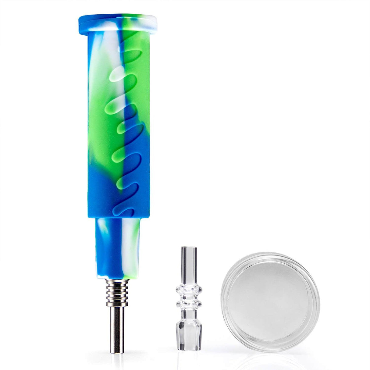 PILOT DIARY Honey Straw Nectar Collector Kit with Titanium Tip and Glass Dish - Front View