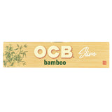OCB Bamboo Rolling Papers 24 Pack Display, Unbleached Standard Size