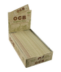 OCB Organic Hemp 1 1/4" Rolling Papers 24 Pack Display Box Open