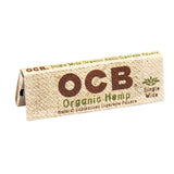 OCB Organic Hemp Single Wide Rolling Papers pack angled view on white background