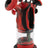 Ooze - Trip Silicone Bubbler in Red and Black, front view, perfect for dry herbs and concentrates